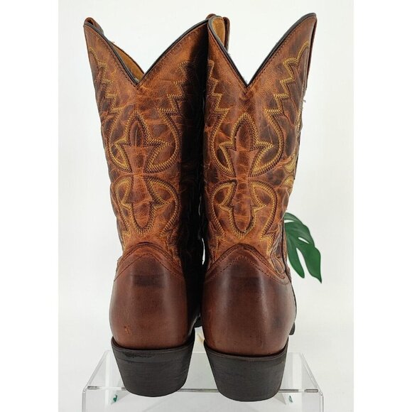 Laredo Men\'s Birchwood Brown Western Leather Boots Size 11EW US main image 7
